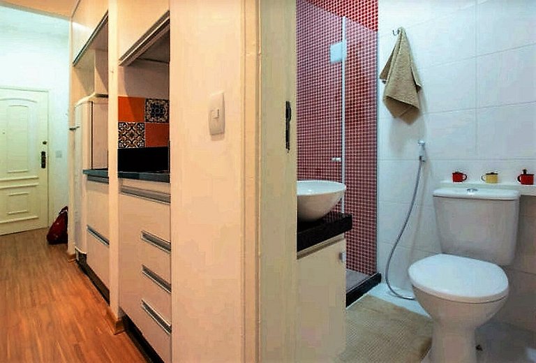 Copacabana/Ipanema beach - 4 PEOPLE STUDIO