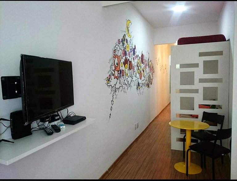 Copacabana/Ipanema beach - 4 PEOPLE STUDIO