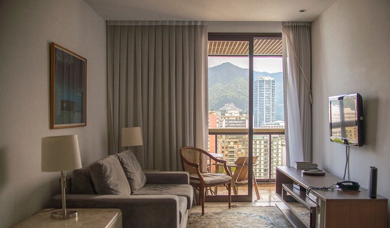 Gorgeous view of the ocean and Christ the Redeemer