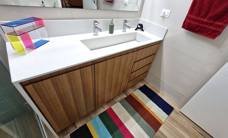 Apartamento 2 quadras da praia C122A