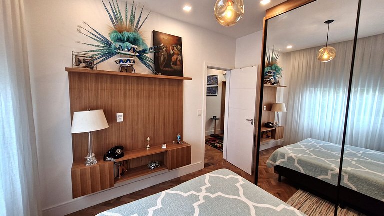 Apartamento 2 quadras da praia C122A