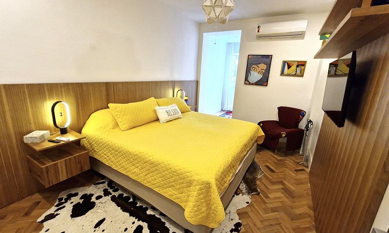 Apartamento 2 quadras da praia C122A