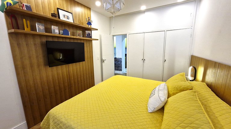 Apartamento 2 quadras da praia C122A