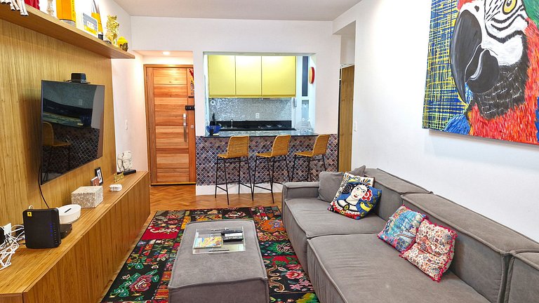 Apartamento 2 quadras da praia C122A