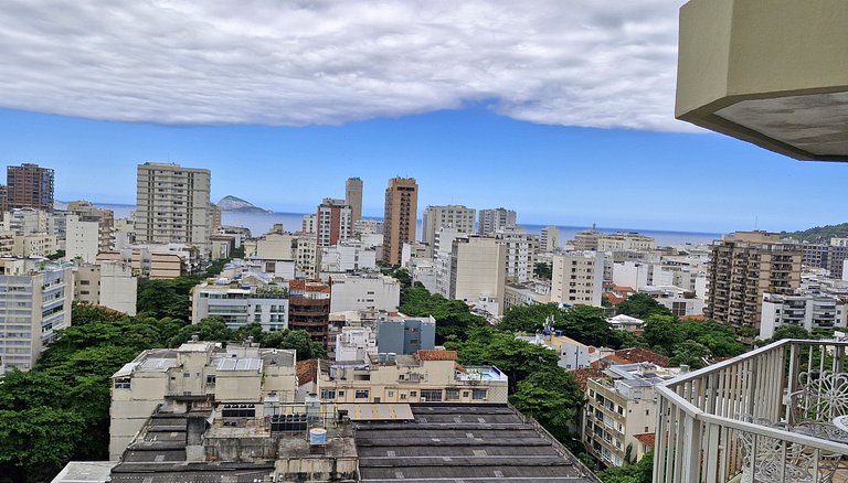 Apto com linda vista para 5 pessoas