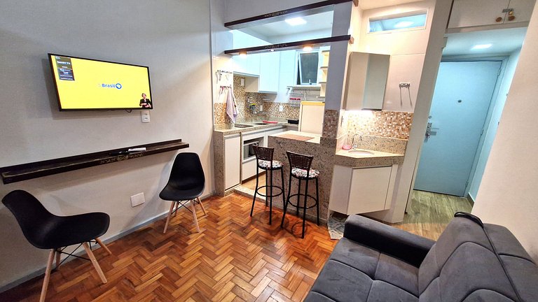 Quiet and recently renovated.