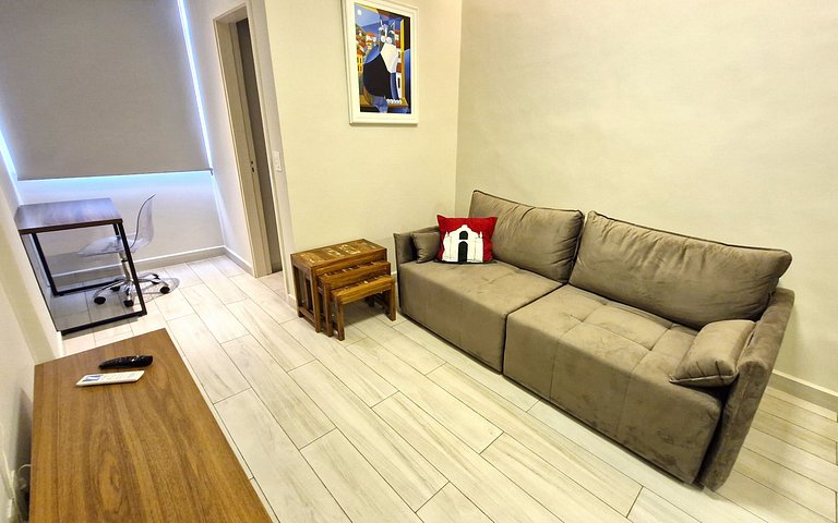 Apartamento silencioso recem reformado