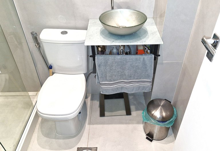 Quarto e sala proximo a praia