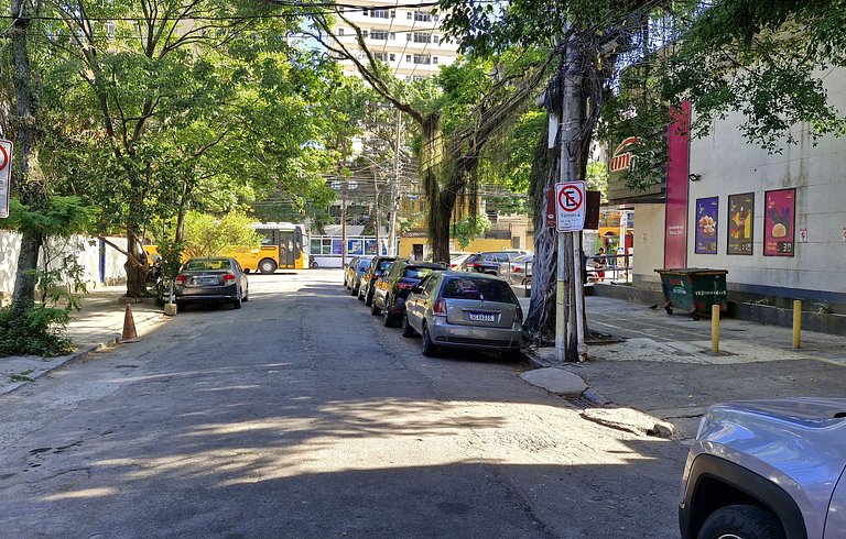 Apto silencioso perto ao Jardim Botânico