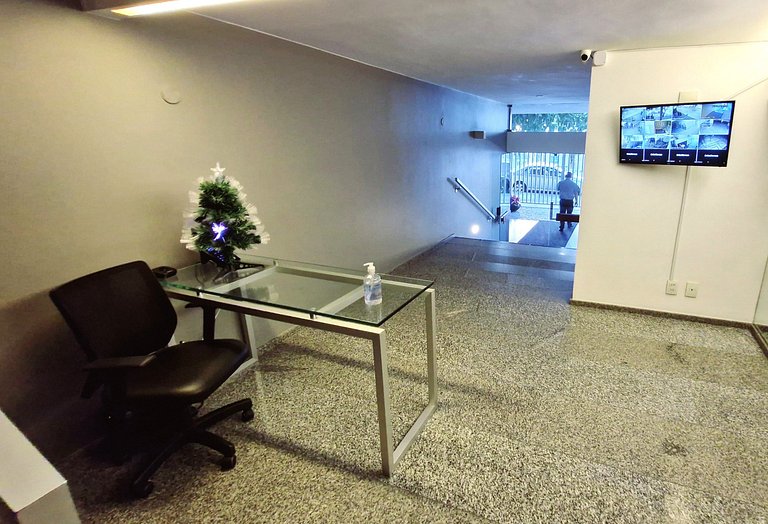 Apto silencioso perto ao Jardim Botânico