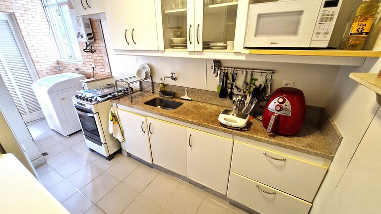 Apto silencioso perto ao Jardim Botânico