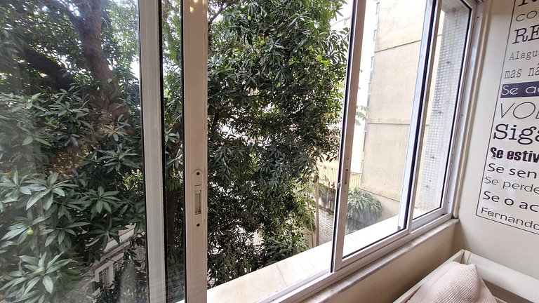Apto silencioso perto ao Jardim Botânico
