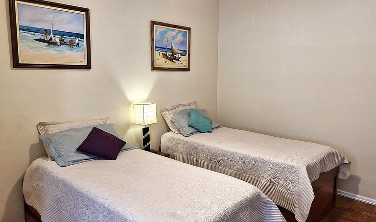 Quarto, banheiro e cozinha para 3 pessoas