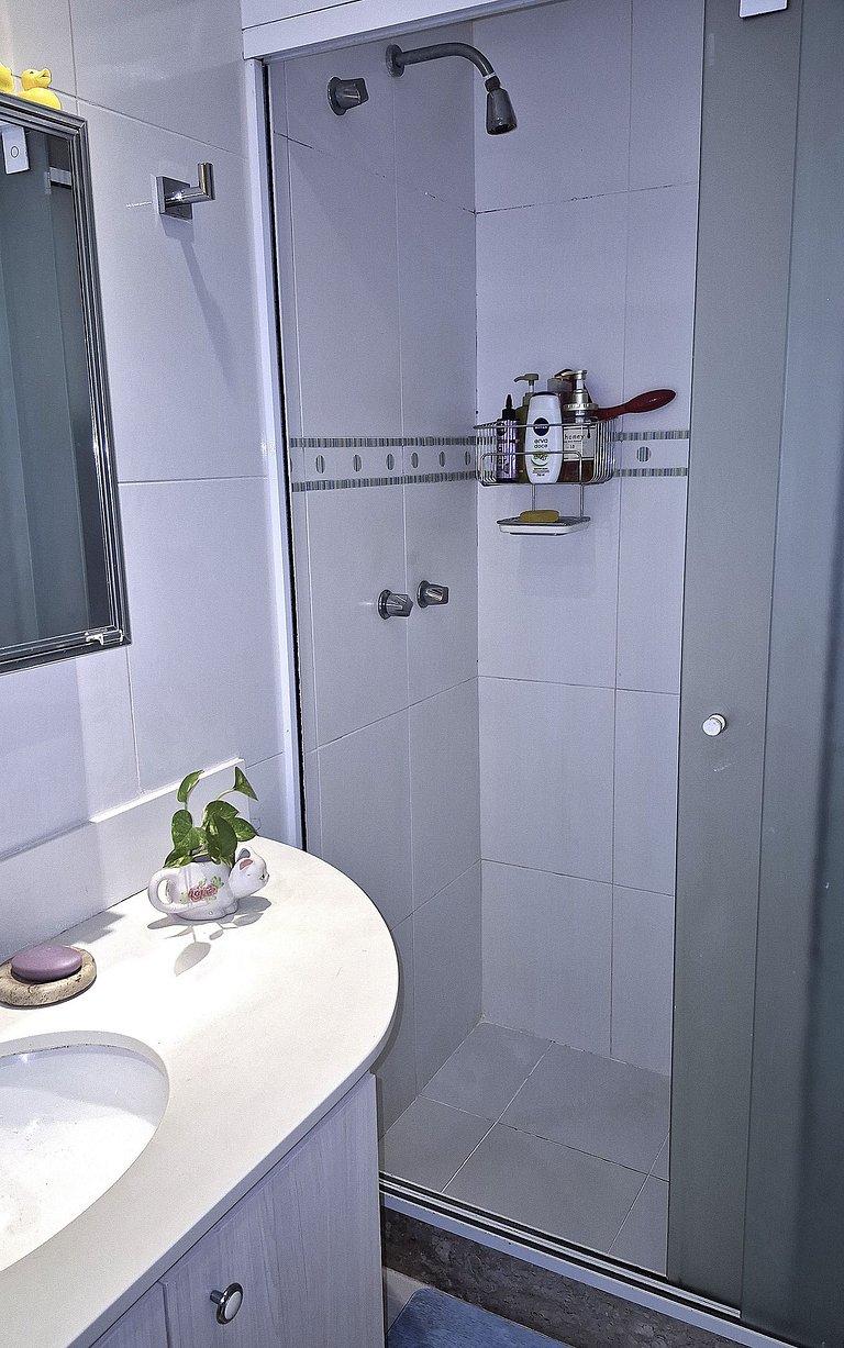 Seafront flat with services