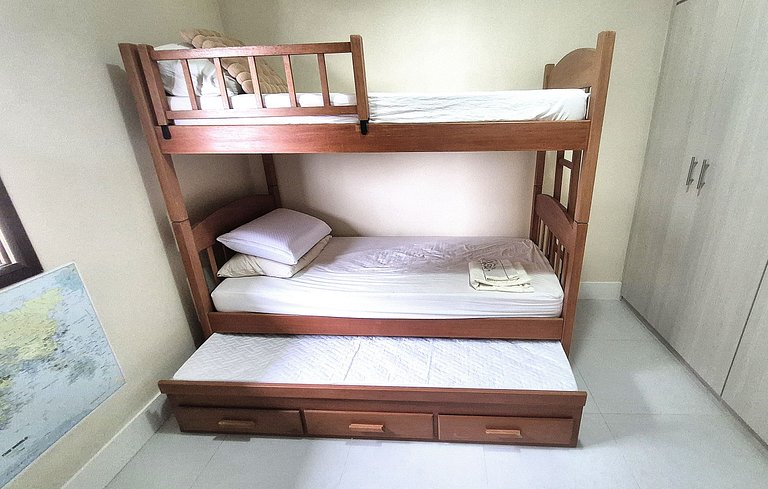 Seafront flat with services