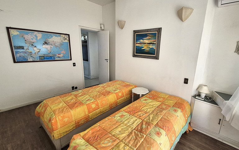 Apartamento 3 quartos com linda vista mar