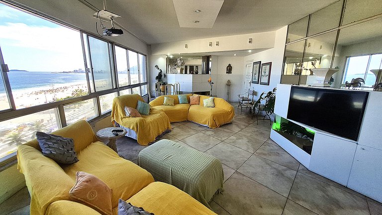 Apartamento 3 quartos com linda vista mar