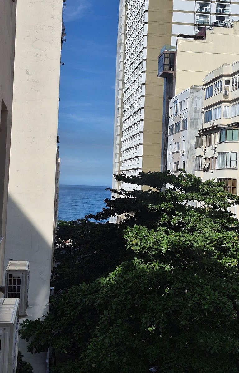 Refúgio em Copacabana a poucos passos do mar
