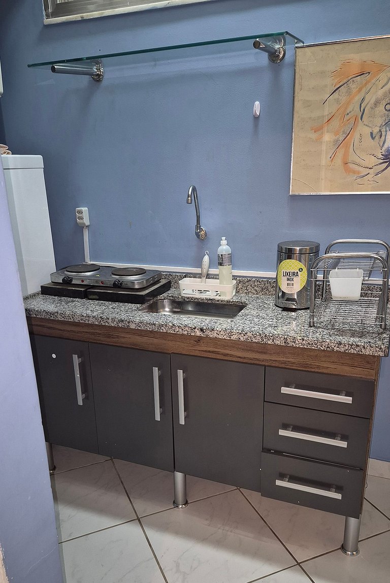 Conforto e privacidade a poucos metros do mar