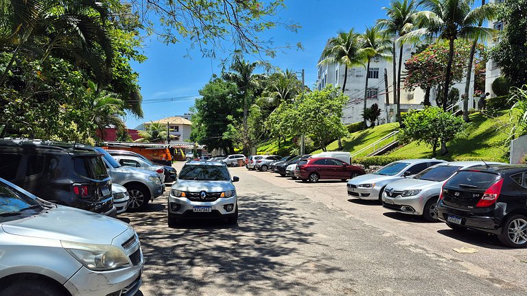 Tranquilo con vista al Cristo Redentor.