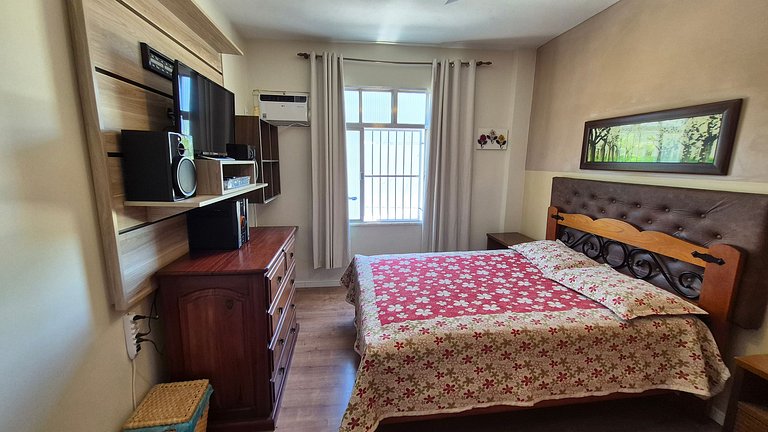 Tranquilo con vista al Cristo Redentor.