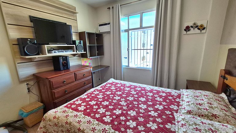 Tranquilo con vista al Cristo Redentor.