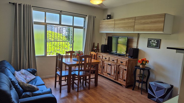 Quiet with a view of Christ the Redeemer.