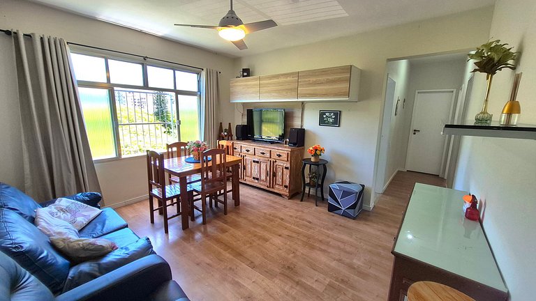 Tranquilo con vista al Cristo Redentor.