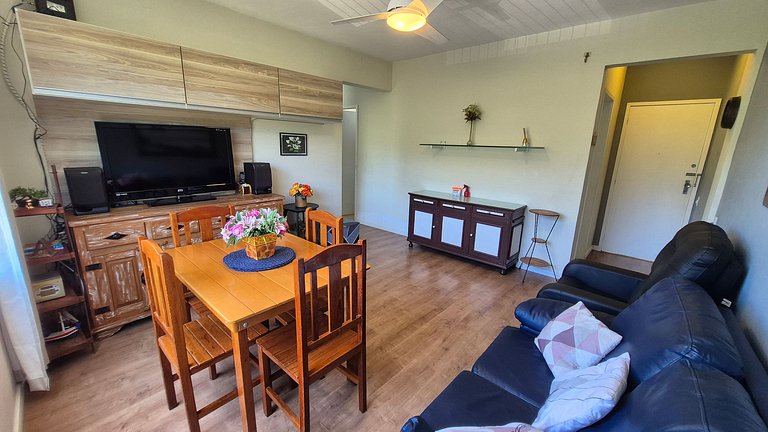 Tranquilo con vista al Cristo Redentor.