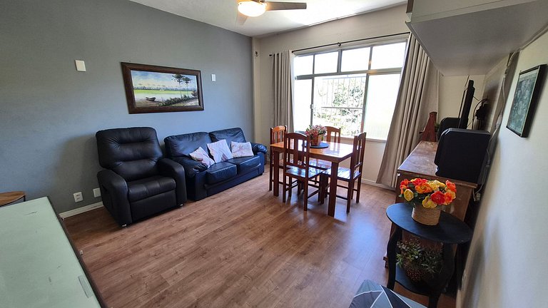 Quiet with a view of Christ the Redeemer.