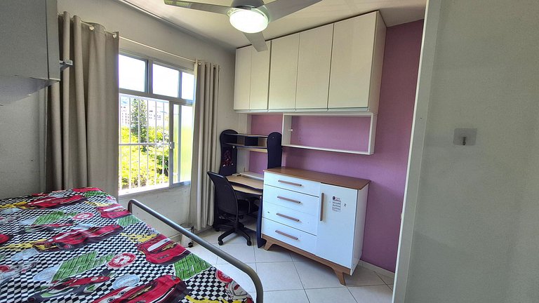 Tranquilo con vista al Cristo Redentor.