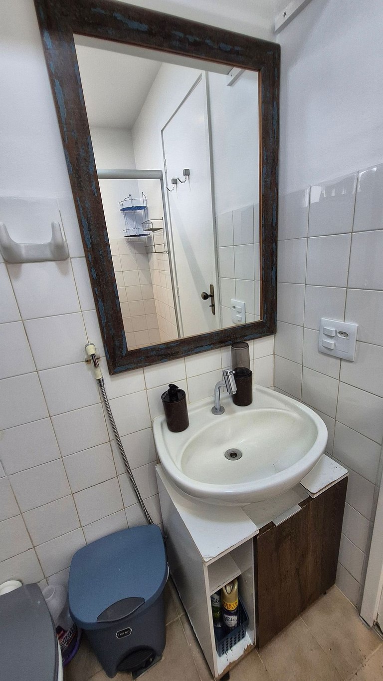 Tranquilo con vista al Cristo Redentor.