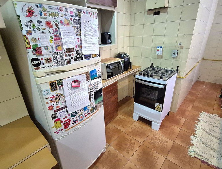 Copacabana Post 6, just one block from the beach