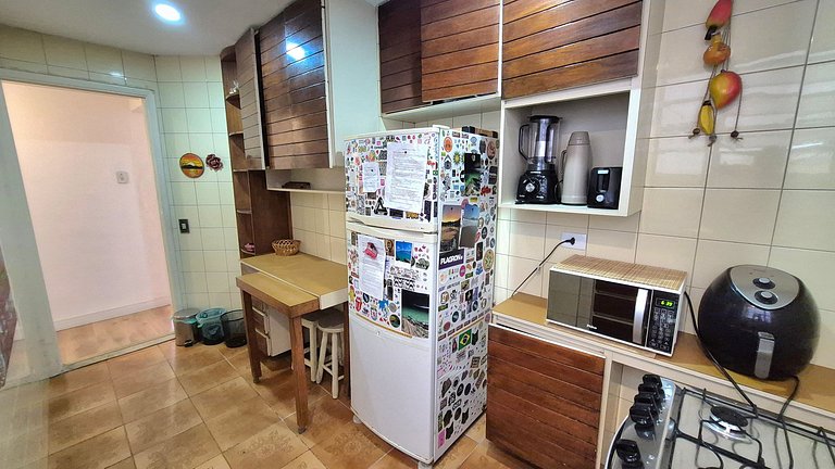 Copacabana Post 6, just one block from the beach