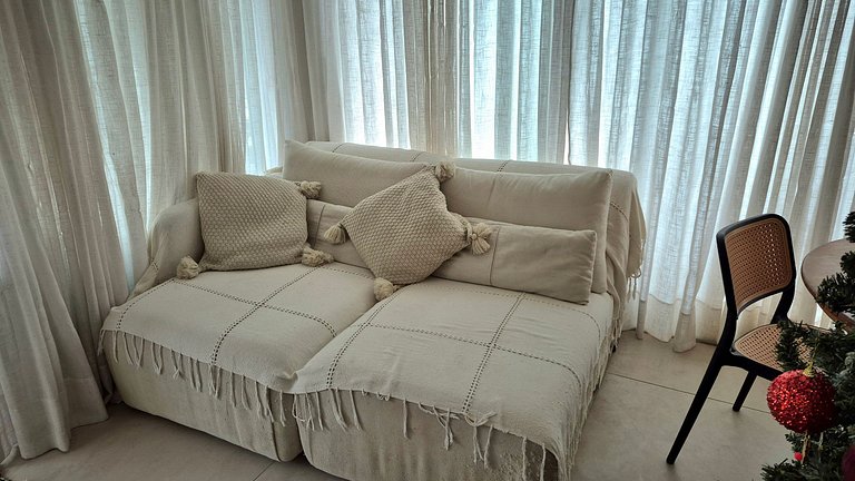 Cobertura duplex 1 quadra da praia