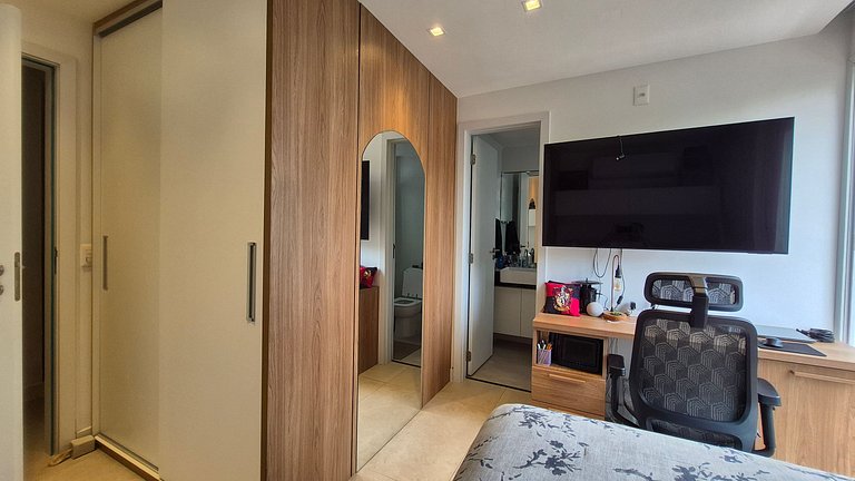 Cobertura duplex 1 quadra da praia