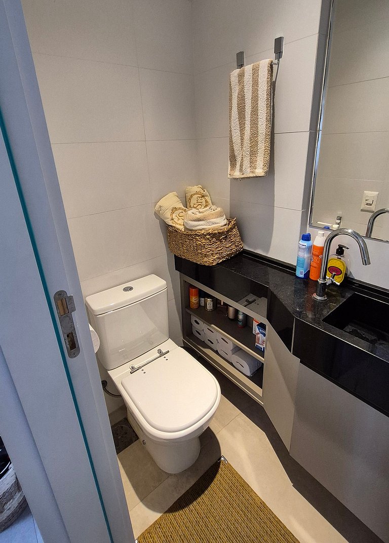 Cobertura duplex 1 quadra da praia