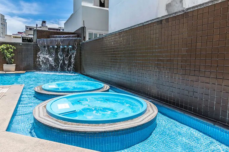 Ipanema 1 block from the beach with an ocean view