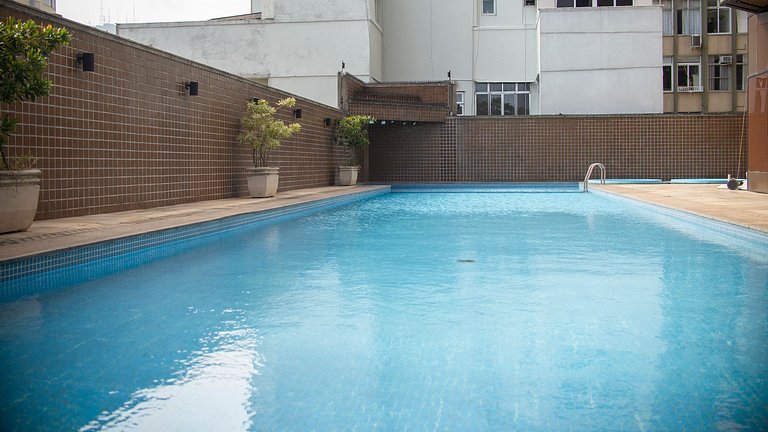 Ipanema 1 block from the beach with an ocean view