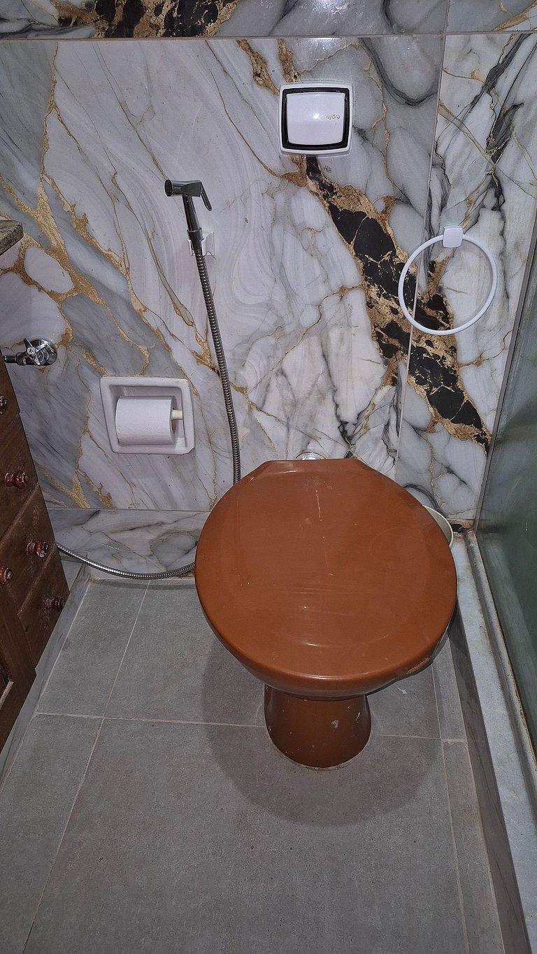 Copacabana, 3 blocks from the beach.