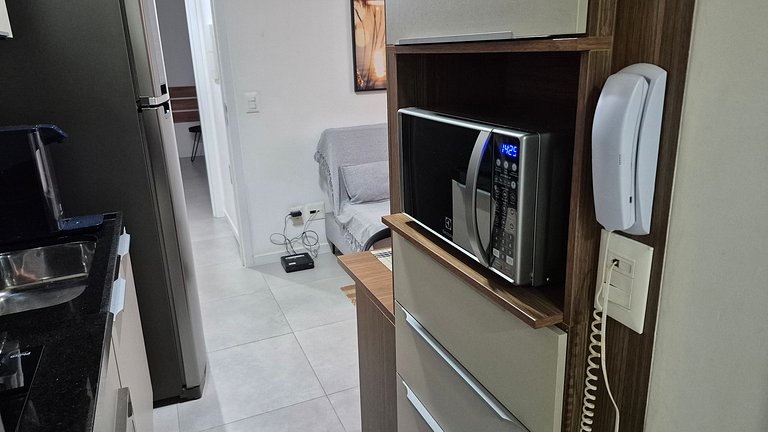Flat predio retrofitado Flamengo FLA401B