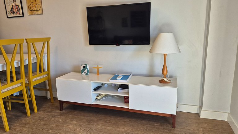 Flat Arpoador com vista mar