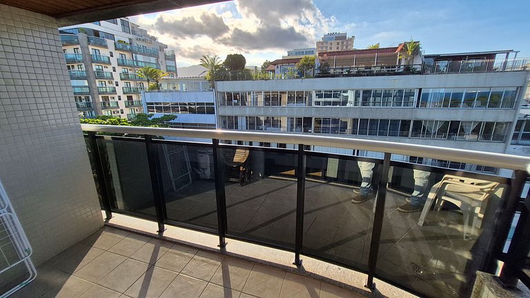 Flat Arpoador com vista mar