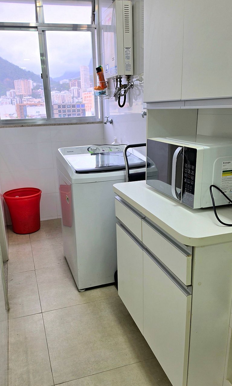 Leblon com vista mar e garagem