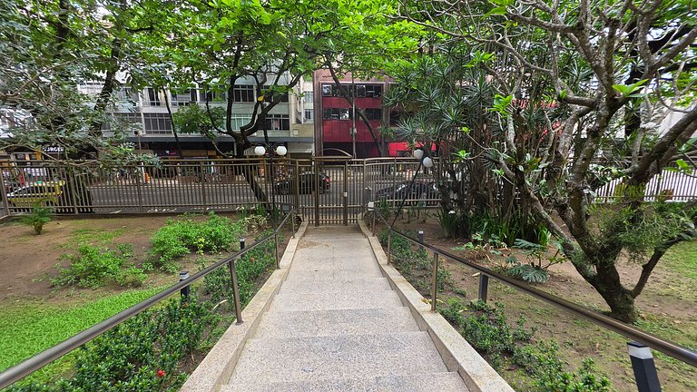 Ipanema, one block from the beach