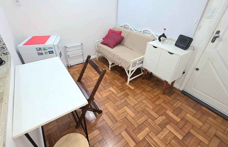 Hermoso un dormitorio a pocos pasos de la playa