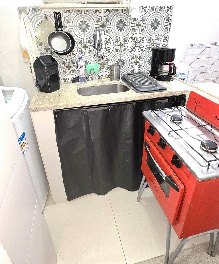 Quarto e sala novo em predio residencial