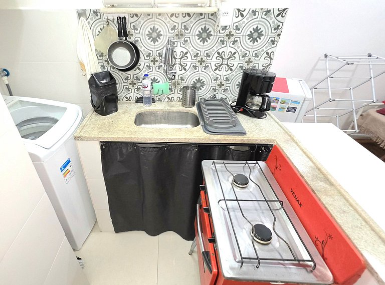 Quarto e sala novo em predio residencial