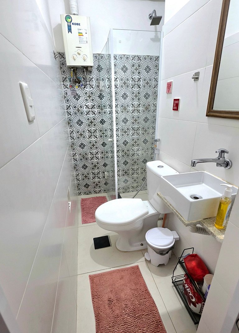 Hermoso un dormitorio a pocos pasos de la playa